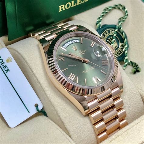 rolex with rose gold face|rolex rose gold 40mm president.